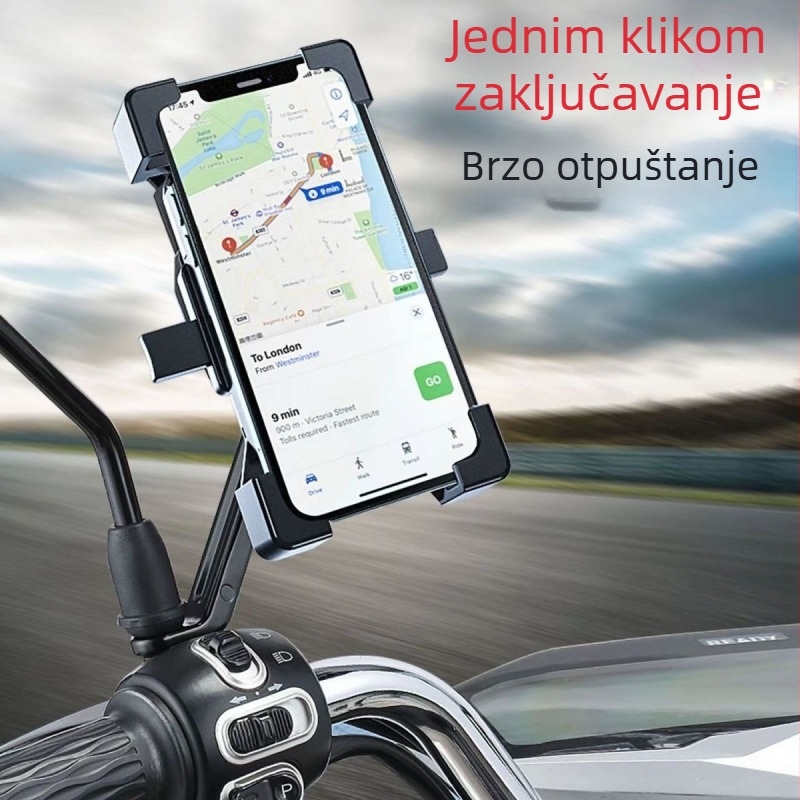 Držač za telefon za električna vozila, za dostavljače, navigaciju, otporan na udarce (Napon: 220V; Marka: Unique; Kategorija proizvoda: Ostalo; Materijal: Ostalo)