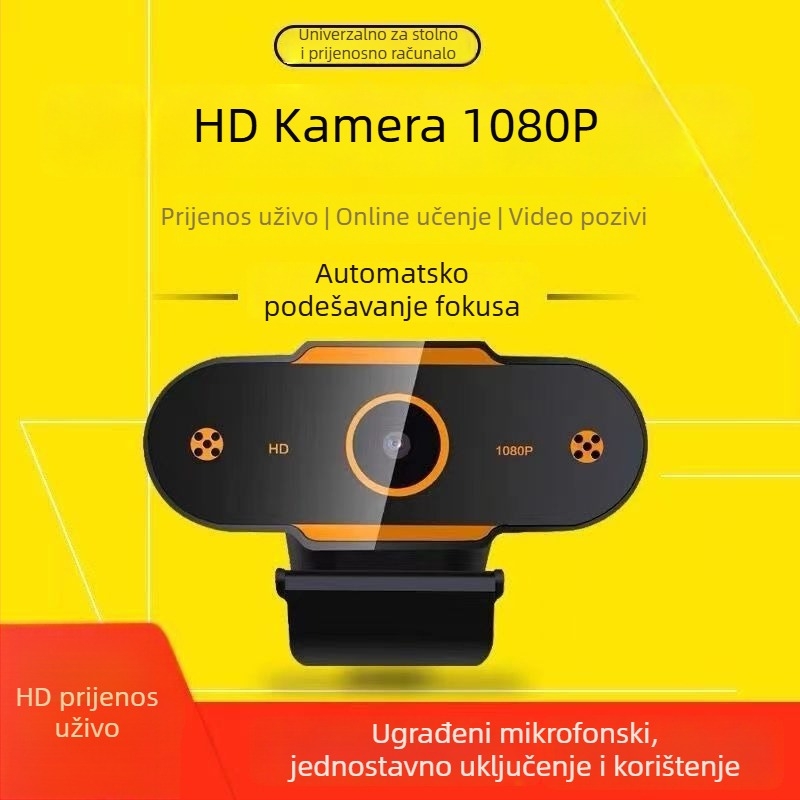 Pametna PTZ kamera za stolno računalo, 4K rezolucija, USB 2.0 sučelje, senzor 0,8 MP, bez upravljačkog programa, plug-and-play