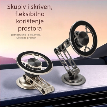 Coolred Držač za telefon u automobilu – aluminij, anti‑vibracijski završetak