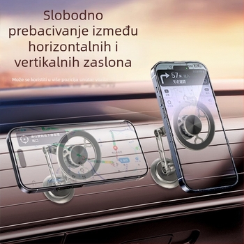 Coolred Držač za telefon u automobilu – aluminij, anti‑vibracijski završetak