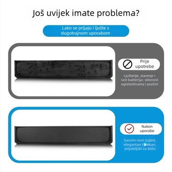 Kožni podložak za zglob za tipkovnicu Razer Black Widow Spider Elite Edition – za igru, 104 tipke, lako za čišćenje