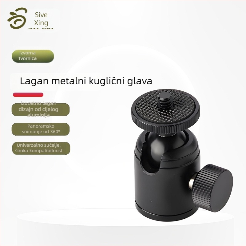 Glava stativa za live streaming, aluminijska legura, model K-18, nosivost 2–5 kg