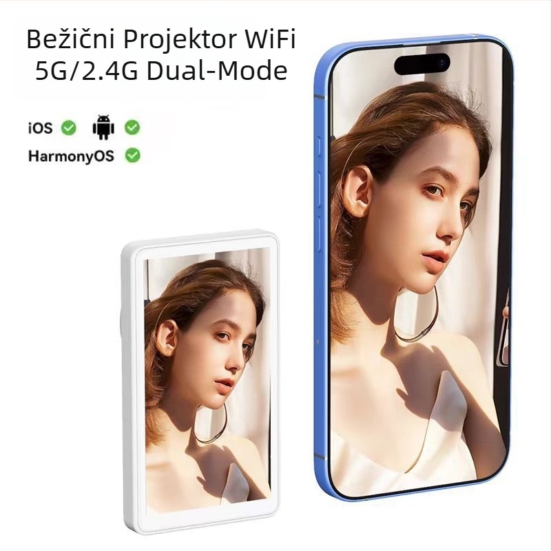 Uređaj za podijeljeni zaslon pametnog telefona – magnetski selfie, ABS kućište, Bluetooth podrška, kompatibilan sa svim modelima