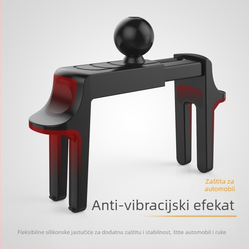 KF001 Držač za mobitel u automobilu sa senzorom gravitacije i klipom za ventilaciju, universalni, ABS + silikon gel