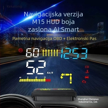 Automobilski LCD HUD zaslon s bežičnim Bluetoothom