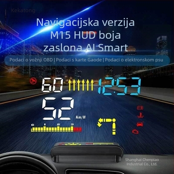 Automobilski LCD HUD zaslon s bežičnim Bluetoothom