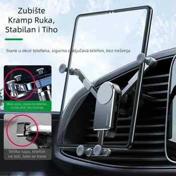 Držač za mobitel u automobilu - Legura, Model 03705, Kompatibilan s autom, Marka Oatsbasf/Paifan