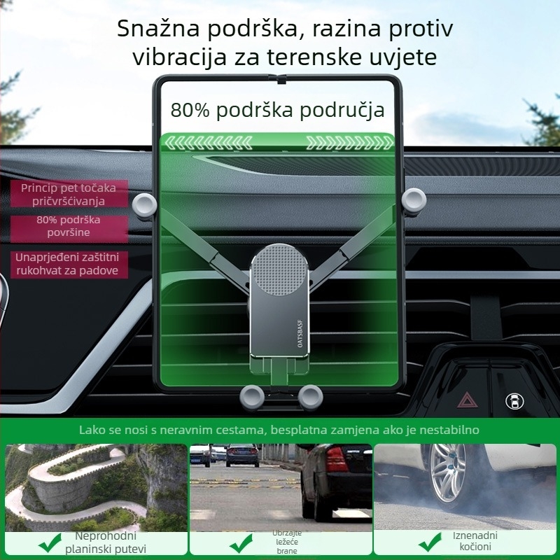 Držač za mobitel u automobilu - Legura, Model 03705, Kompatibilan s autom, Marka Oatsbasf/Paifan
