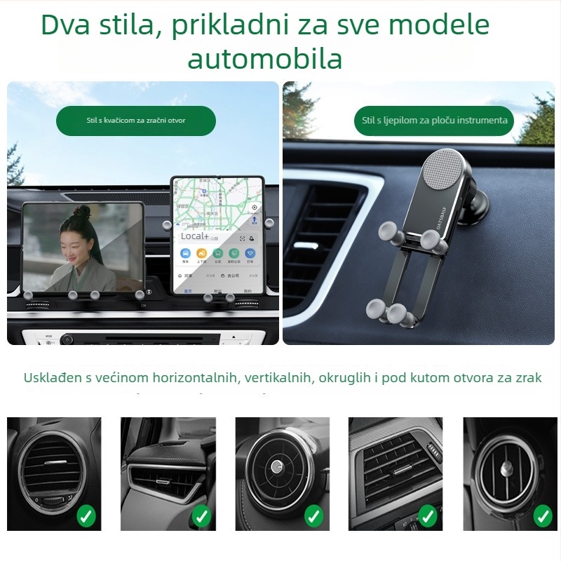 Držač za mobitel u automobilu - Legura, Model 03705, Kompatibilan s autom, Marka Oatsbasf/Paifan