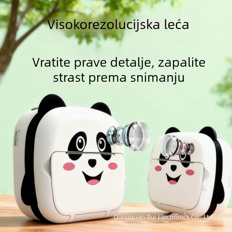 Dječja kamera s odmah printanjem fotografija, snima fotografije i video, printa preko WiFi izravno na telefon (Model KX-13, 2,4-inčni LCD, 12MP, trajanje baterije 3h)