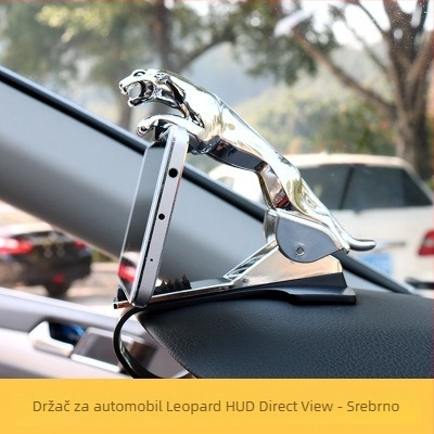 Univerzalni držač za telefon u automobilu s usisnim držačem na ploču, kompatibilan s prednjim staklom, višenamjenski navigacijski stalak s leopardim uzorkom