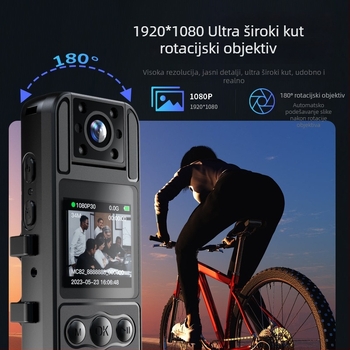 Web kamera MC82 s 2MP senzorom, 1,3-inčni LCD, TF kartica za pohranu, ABS kućište, 8-satno trajanje baterije