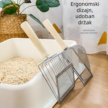 Lopatica za mačju prašinu, metalna, za mačke, marka xlin (Materijal: Metal; Primjenjivo za: Mačke; Uvoz: Ne; Marka: xlin)
