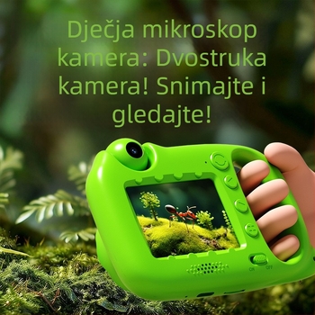 Green Horse Q4 Dječja Ručna Mikroskop Kamera — 40MP+, LCD 2,0 inča, TF kartica, Video i Fotografija