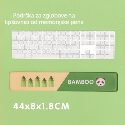 Mala podloga za tipkovnicu od memorijske pjene, tkanina, remen za zapešće, termotransfer tiskanje, pastirski stil