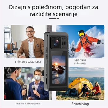 HD kamera tijela nosiva na prsima za terenske sastanke i vođenje zapisnika — model A-200, jedna kamera, izlazak 2025