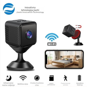 X2 kvadratna kamera 1080P HD infracrveno noćno viziranje WiFi kućna sigurnost TF kartica pohrana