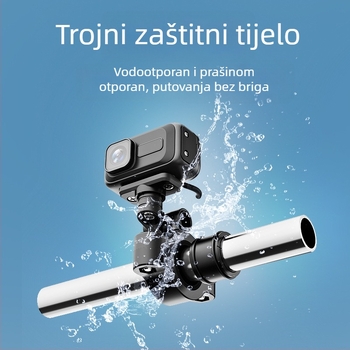 MT100 Prijenosni dash cam za motocikle i električna vozila, 2K akcijska kamera, TF kartica za pohranu, ABS kućište, 90 g