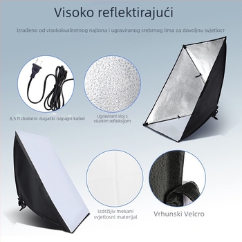 Fotografski komplet Ts-23, metalna i platnena konstrukcija, izdano 2022., težina 5 kg