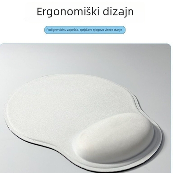 Podložak za miš s podrškom za zapešće – dizajn Anime mačka, gumena podloga, ispis toplinskog prijenosa, OEM prilagodba