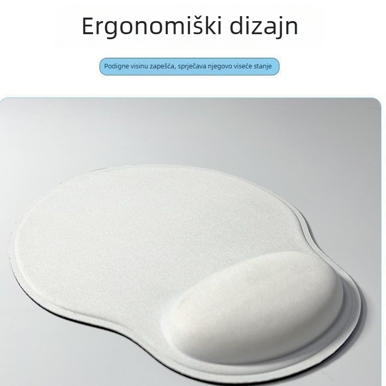 Podložak za miš s podrškom za zapešće – dizajn Anime mačka, gumena podloga, ispis toplinskog prijenosa, OEM prilagodba