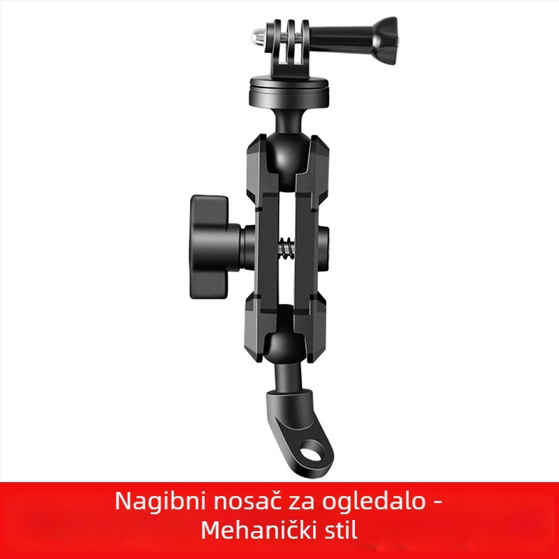 Držač kamere za auto - univerzalni, aluminijska legura, model 1002 (Tip: držač automobila; Materijal: aluminijska legura; Model: 1002; Kompatibilnost: univerzalna)