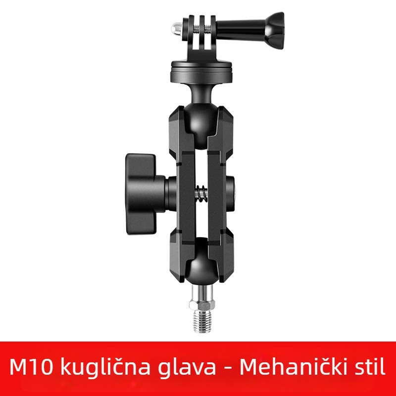 Držač kamere za auto - univerzalni, aluminijska legura, model 1002 (Tip: držač automobila; Materijal: aluminijska legura; Model: 1002; Kompatibilnost: univerzalna)