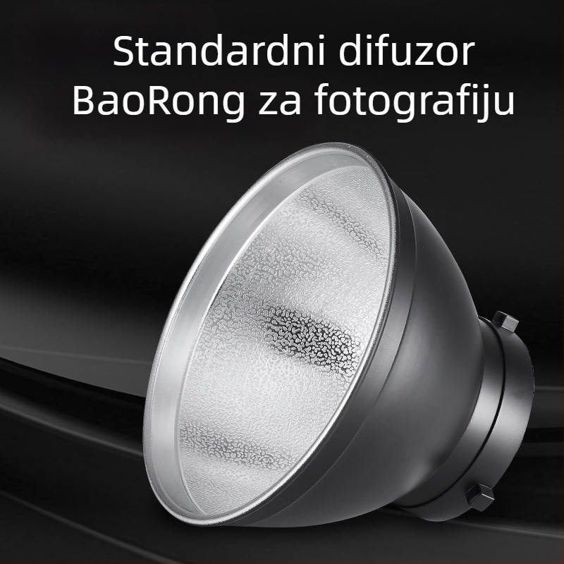 Dodatna oprema za lampe: poklopac kondenzatora za studijsko osvjetljenje, 55° kut, aluminijska legura, 0,5 kg, opće korištenje