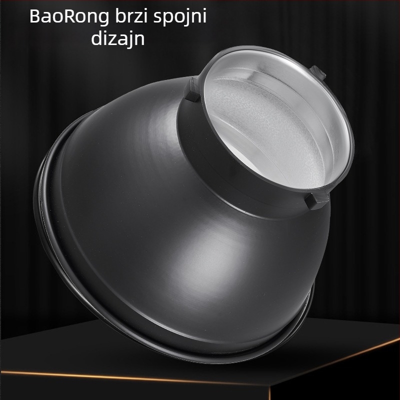 Dodatna oprema za lampe: poklopac kondenzatora za studijsko osvjetljenje, 55° kut, aluminijska legura, 0,5 kg, opće korištenje