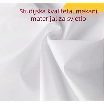 Poliesterska bijela pozadina za fotografiju – prozirna platnena pozadina s motivom leptira za studijsko snimanje