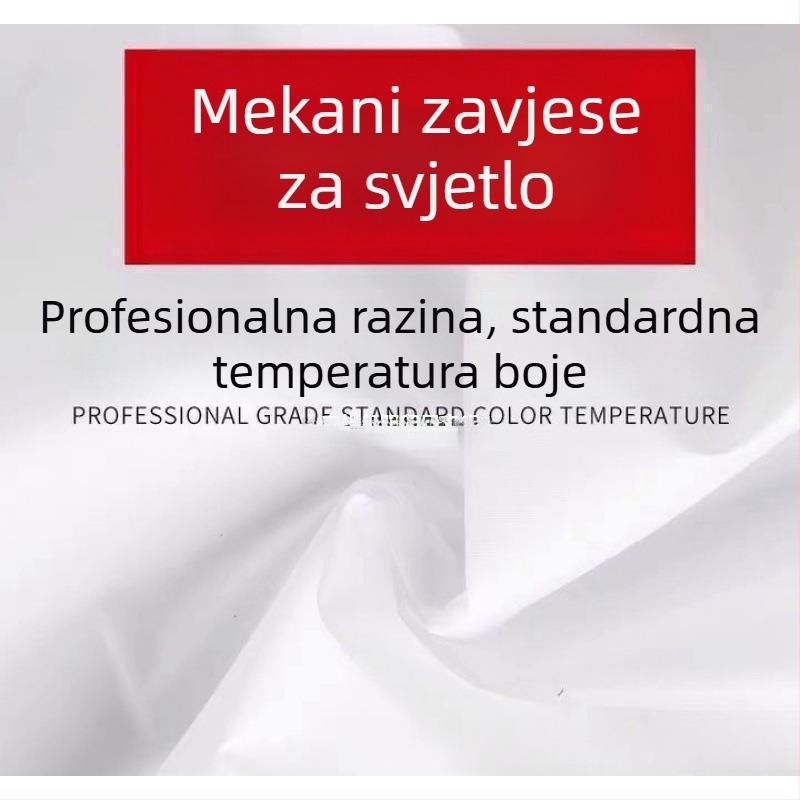 Poliesterska bijela pozadina za fotografiju – prozirna platnena pozadina s motivom leptira za studijsko snimanje