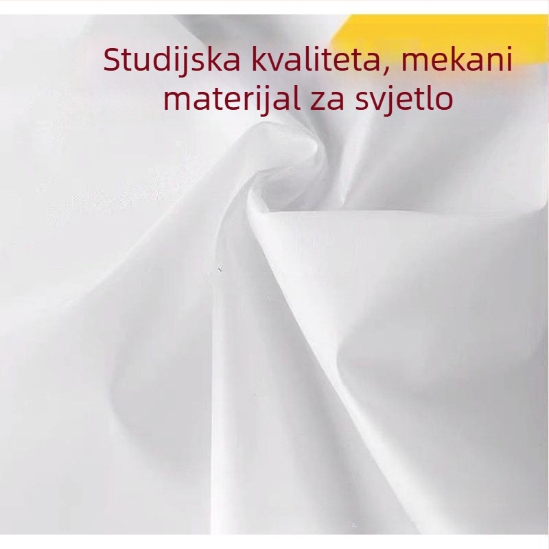 Poliesterska bijela pozadina za fotografiju – prozirna platnena pozadina s motivom leptira za studijsko snimanje