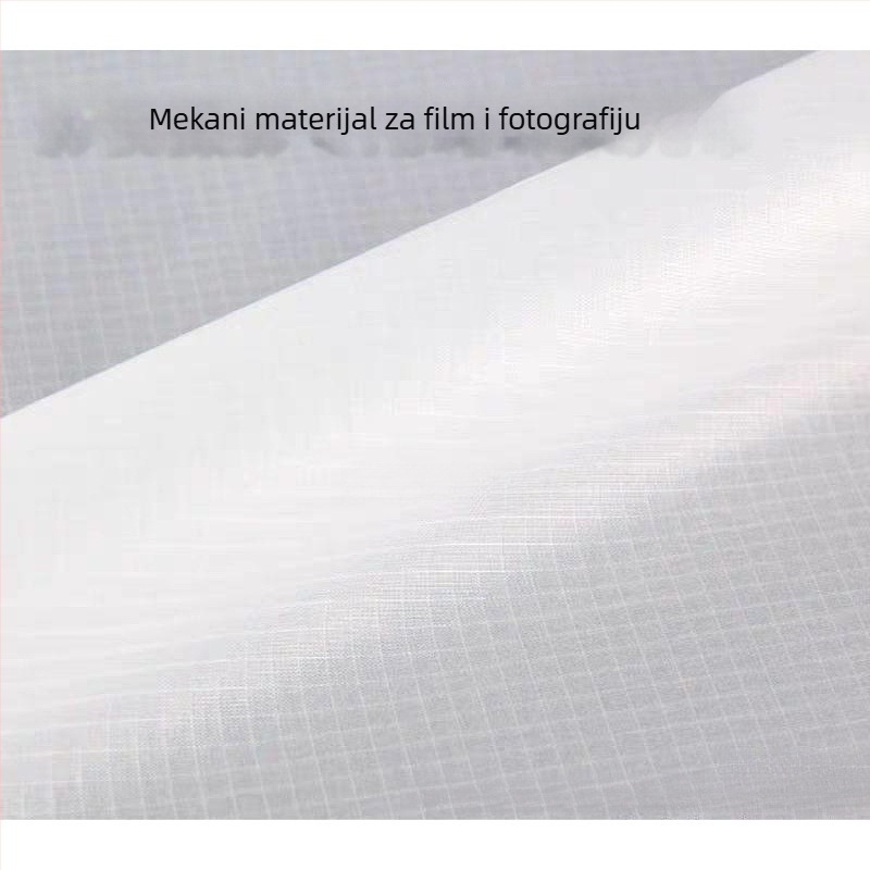 Poliesterska bijela pozadina za fotografiju – prozirna platnena pozadina s motivom leptira za studijsko snimanje