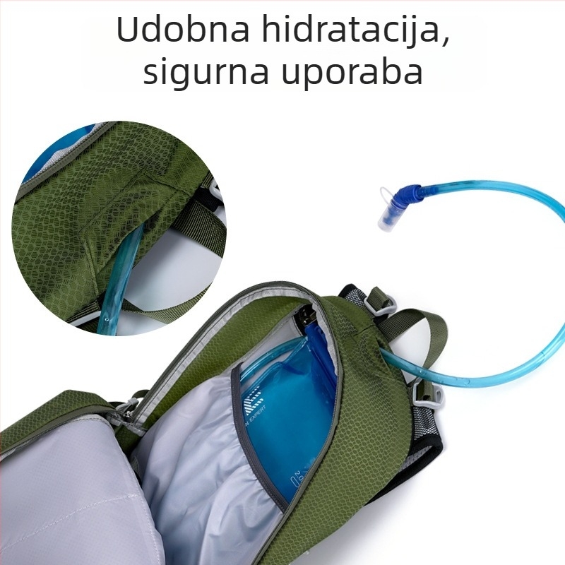 Planinarski ruksak s jastučićima na naramenicama – vodootporan, ultralak, otporan na habanje, zaštita kralježnice