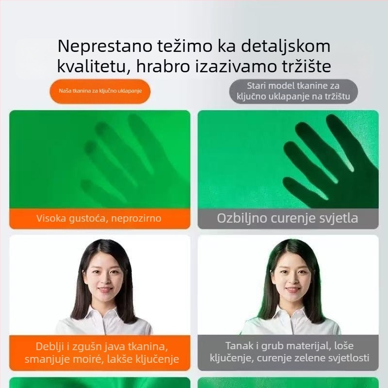 Zelena pozadinska tkanina za fotografiranje proizvoda — Brand Light and shadow; Tip: Pozadinska tkanina; Primjena: Fotografiranje proizvoda; Materijal: Drugo; Težina: Drugo kg