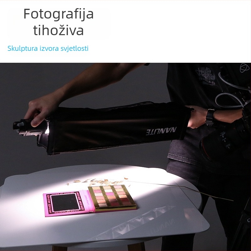 Nanlite Soft Light dodatak s grille baffle (15C/30C) za profesionalnu fotografiju; podržava distribuciju na jednu jedinicu