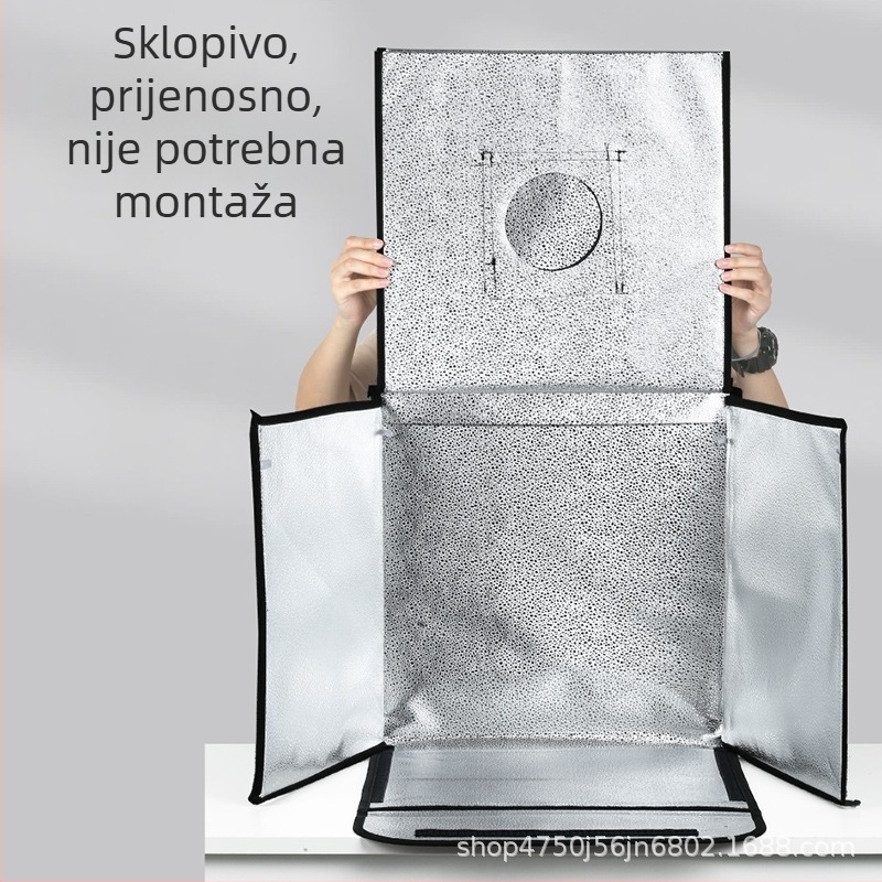 Mali LED foto kutija za studio s mekom tkaninom, 40/50/60/70 postavki za osobnu fotografiju