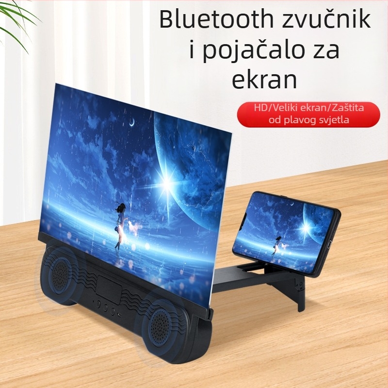 Držač pojačivača zaslona, univerzalni, plastična konstrukcija, podrška prilagodbi