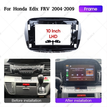 Android okvir za navigaciju s velikim zaslonom za Honda Edix FR-V 2004-2009, ABS, visoka konfiguracija s izlazom zraka