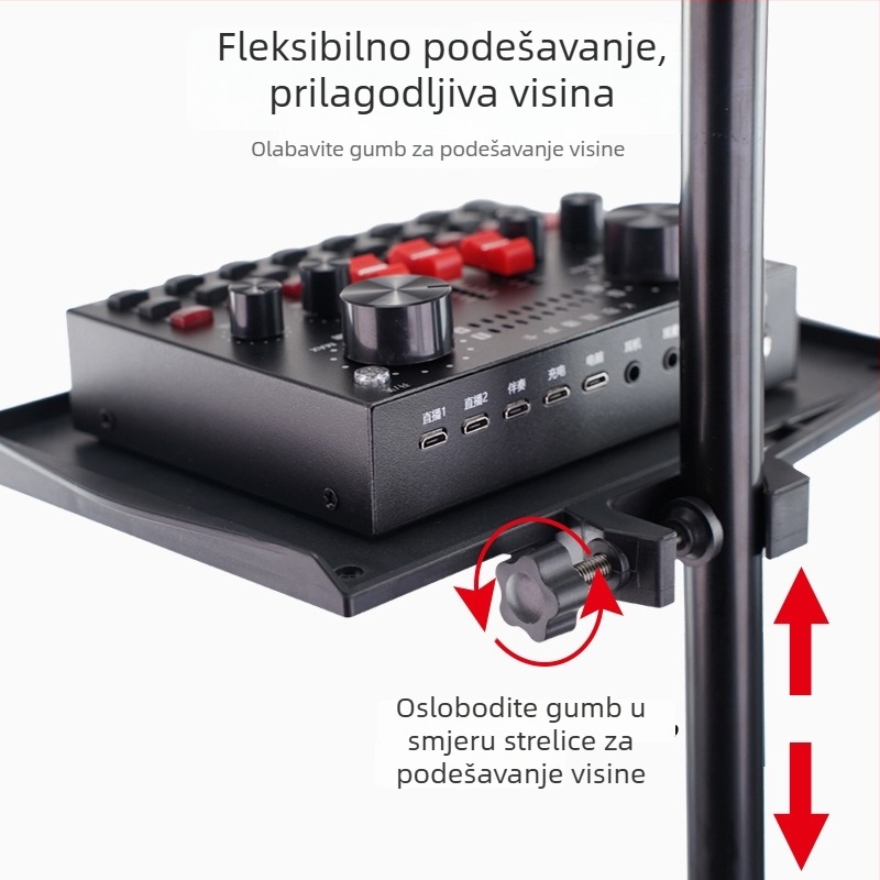 Držač za livestream, ABS plast, univerzalni stil, mogućnost prilagodbe