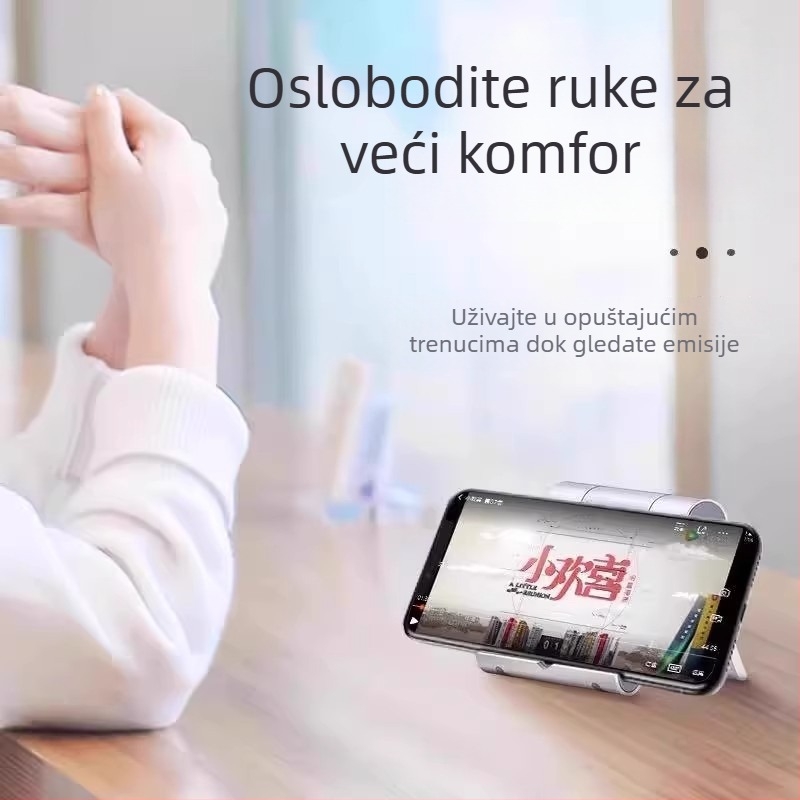 Držač telefona s bežičnim punjenjem za stolnu upotrebu — plastična konstrukcija, kreativni dizajn