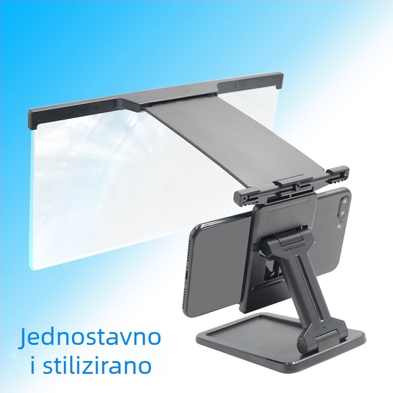Povećivač zaslona telefona i povećalo, HD anti-plavo svjetlo, ABS nosač, univerzalno, prilagodljivo