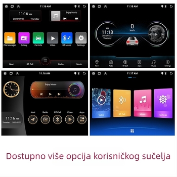 Android auto all-in-one GPS navigacijski uređaj s MP5, Bluetoothom i kamerom za vožnju unazad