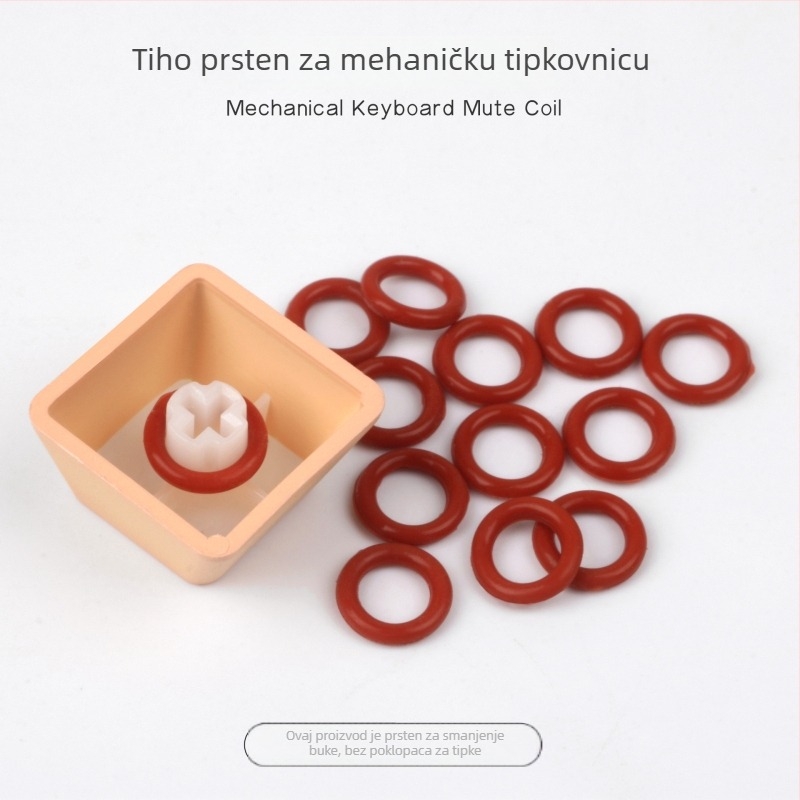 Tišinski prsten za mehaničku tipkovnicu s silikon-gumenim amortizerom za G710 (silikon-gumeni amortizer, tihoća, smanjenje buke)