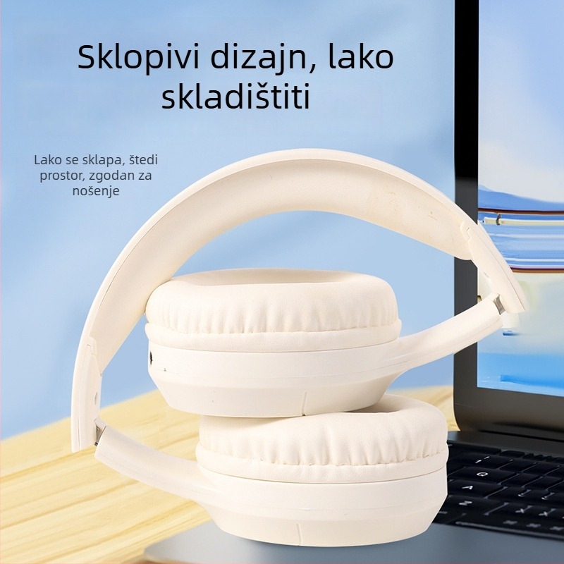 POERDON Bluetooth slušalice za sveučilišni ispit iz engleskog jezika (razine 2, 4 i 6) - posebne slušalice za slušanje, dugotrajna baterija, Bluetooth 5.4, stereo, niska latencija