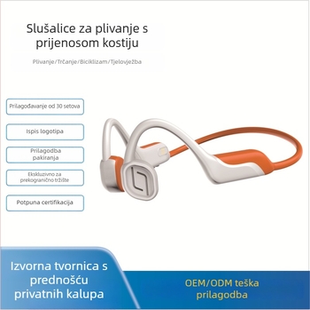 Bluetooth bežične slušalice s koštanom vodljivosti (Bluetooth 5.4 • IP68 vodootporne • domet 15 m • trajanje baterije > 8 h • podržavaju istodobnu vezu s dva uređaja)