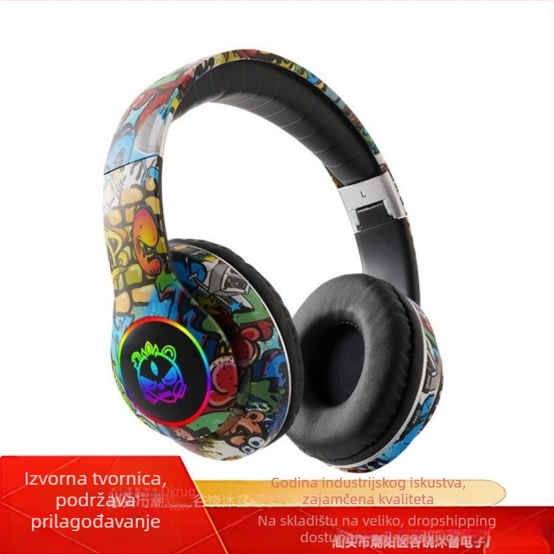 Mu yin Dječje bežične Bluetooth slušalice s redukcijom buke, domet 10 m, Bluetooth 5.4, stereo, trajanje baterije 8+ sati