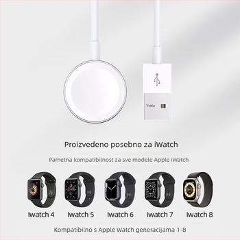 Apple iWatch bežična magnetska baza za punjenje, USB sučelje, QC2.0, 5W, 1A