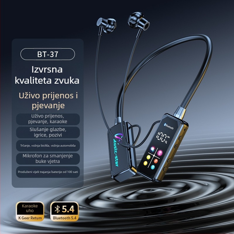 Xin yuyin neckband Bluetooth slušalice, model 37, HiFi zvuk, ugrađeni mikrofon