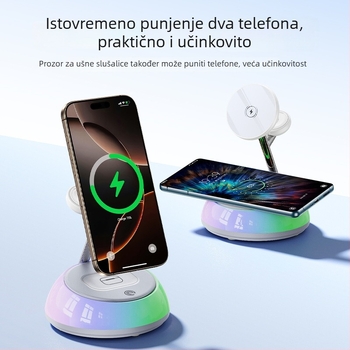 Yesido bežični punjač 3-u-1 s magnetskim punjenjem, 20W PD, za Apple Watch